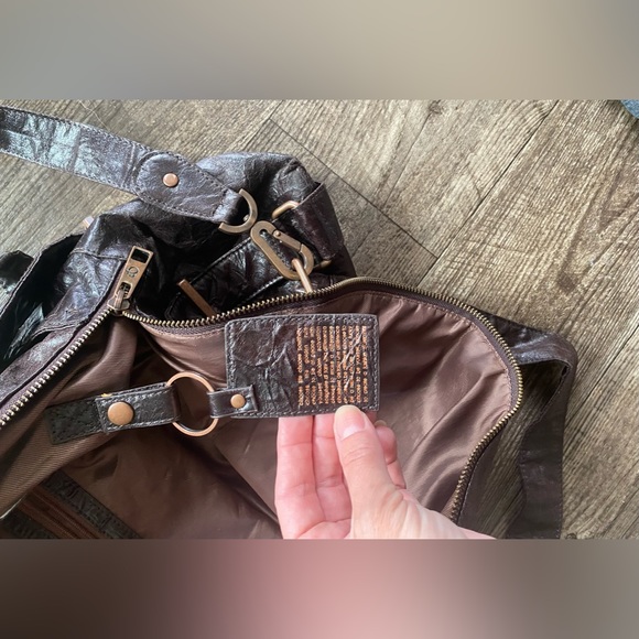 MATT and NAT large boho bag, crossbody shoulder vegan bag/purse excellent shape - Picture 5 of 6